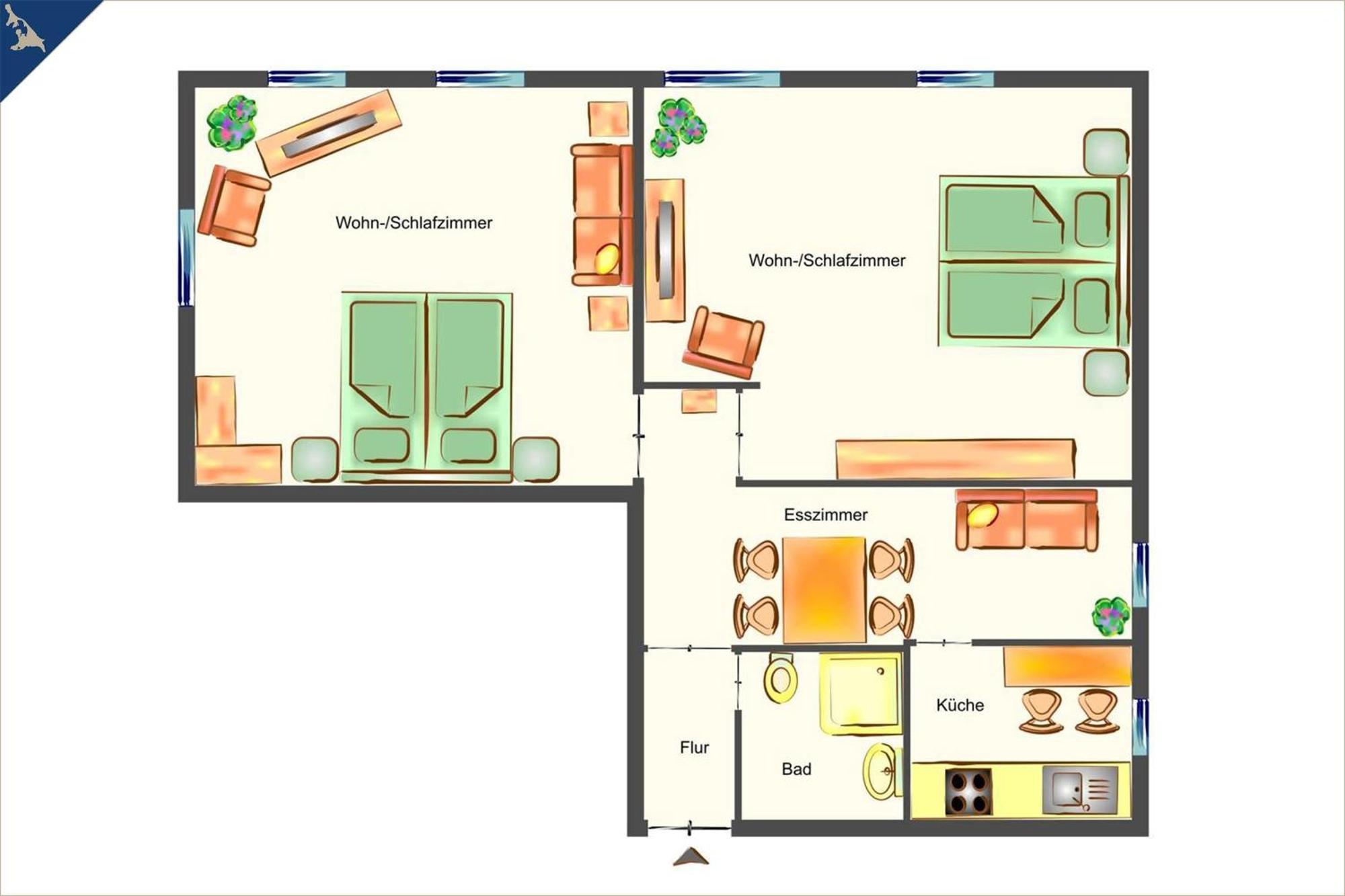 Villa Martha Apartment 4 제바트헤링스도르프 외부 사진